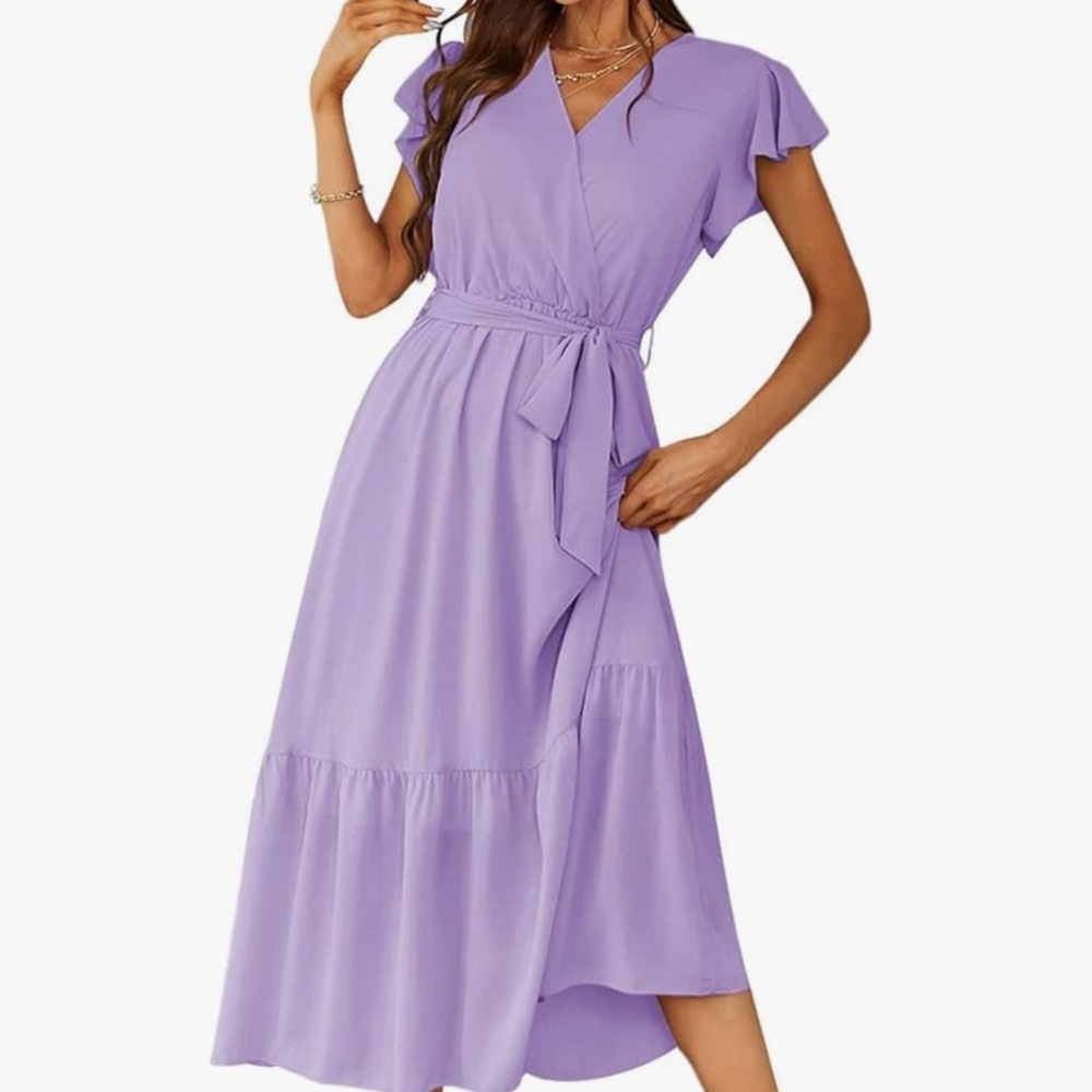 Purple dress